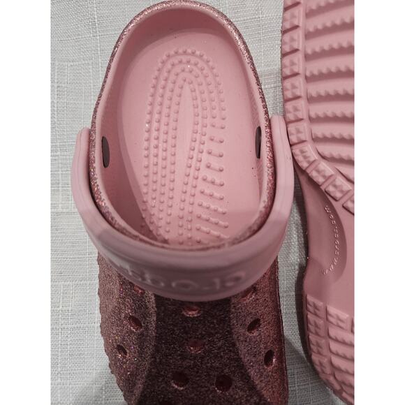 Crocs Special Edition Pink Glitter Size 7 - Picture 7 of 8